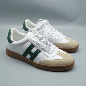 Tommy Hilfiger Men's TM-LERGE-C White Green Suede Lace Up Sneakers Size 9